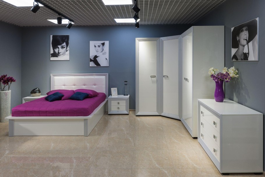 ТРИЯ Наоми спальня белая