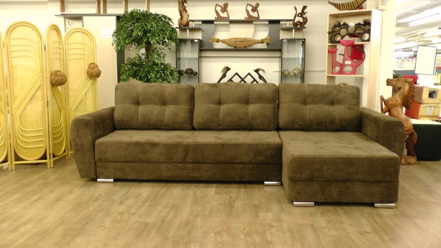 Диван угловой Милан комфорт Savanna Coffee