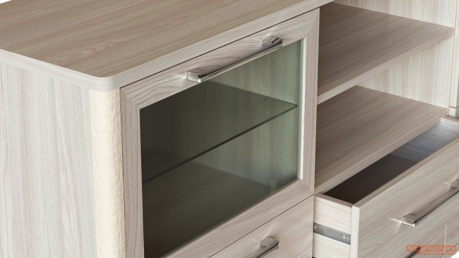 Шкаф-купе Мираж 11 ясень Анкор темный/ясень Анкор светлый