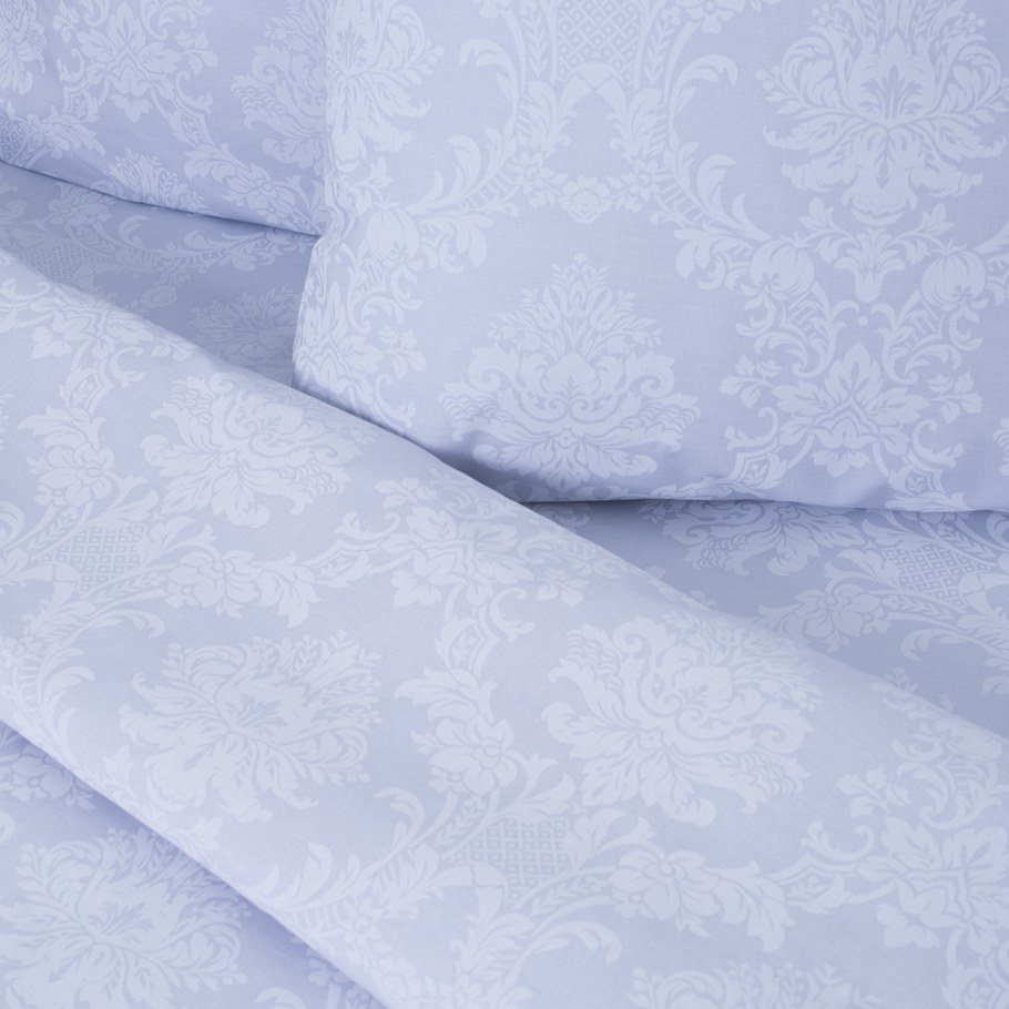 Простынь бязь 11762/1 голубая Лагуна компаньон 2 СП