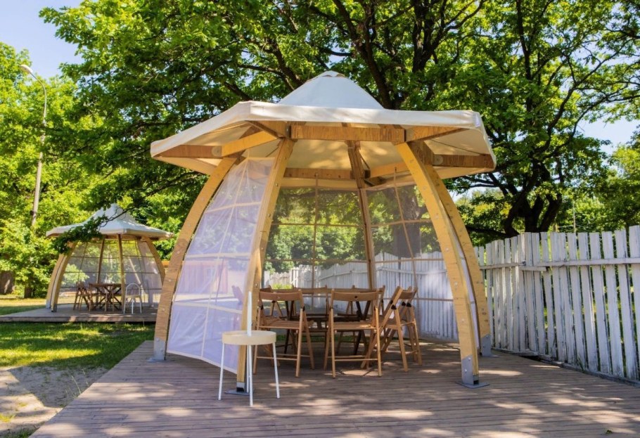 Серебрянный Бор беседки