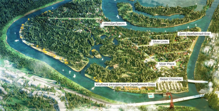 Жилой комплекс серебряный Бор Казань