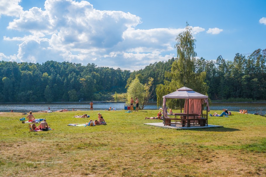 Серебряный Бор пляж 3