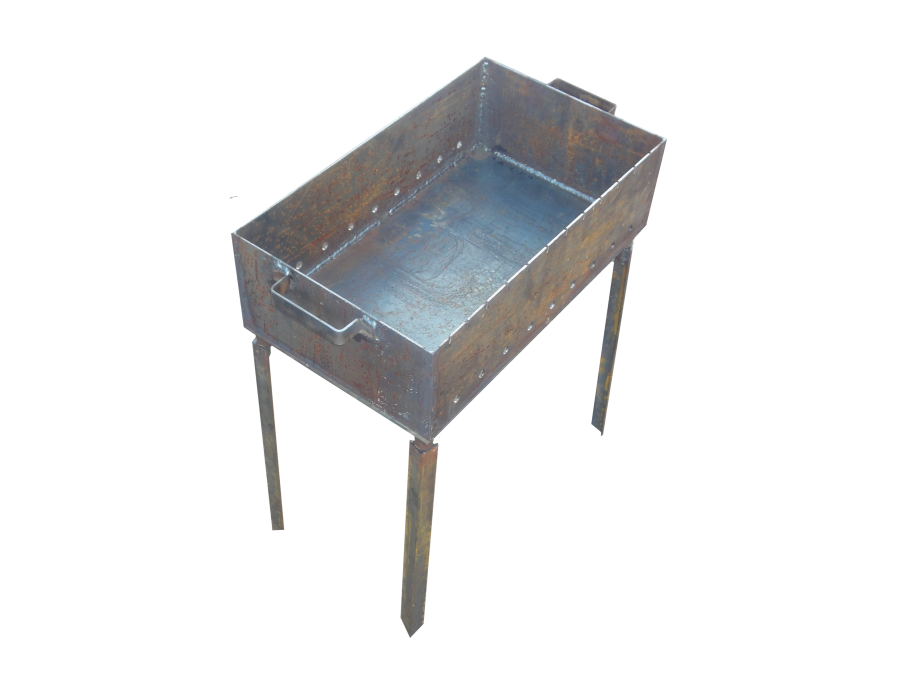 Мангал с крышей чертеж