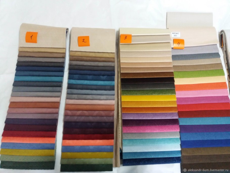 Покрасить мебельную ткань