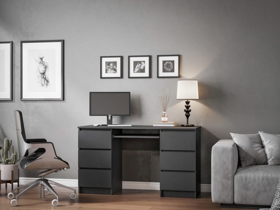 Модульная кухня графит серый ТРИЯ