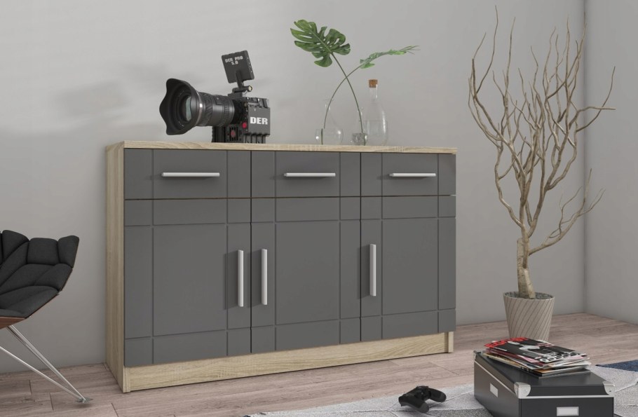 Кухня цвет графит