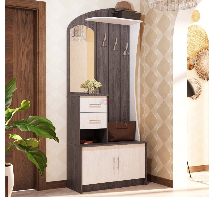 Прихожая "Саша-20" ясень Анкор темный