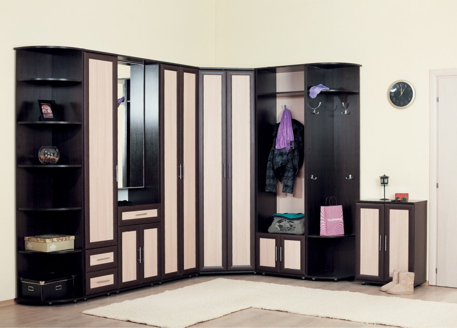 Модульная мебель Ривьера для прихожей