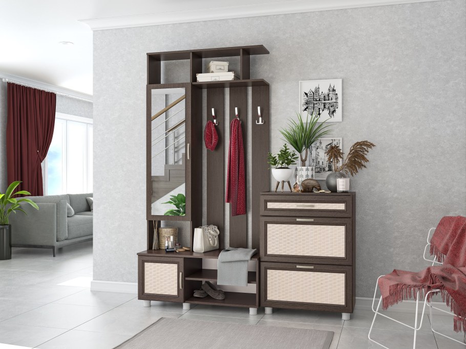 Прихожая Скандинавия Люкс Ижмебель