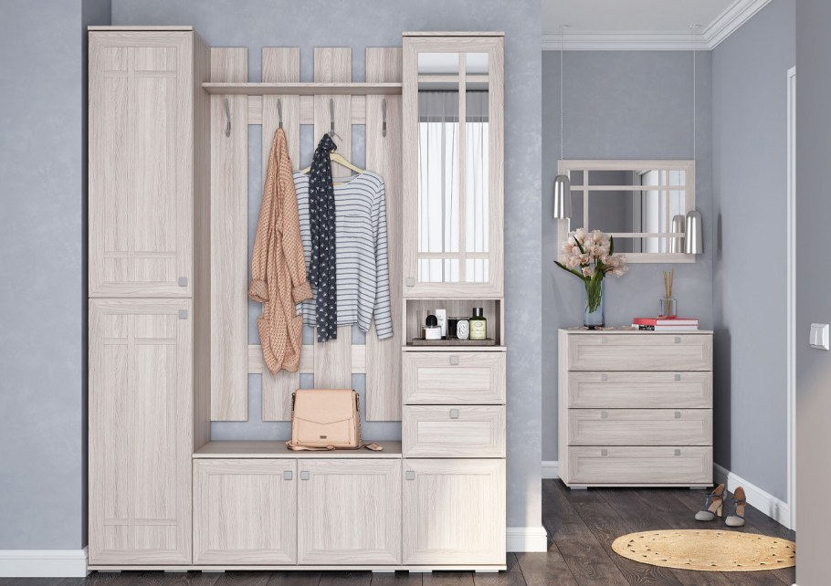 Прихожая в стиле классика