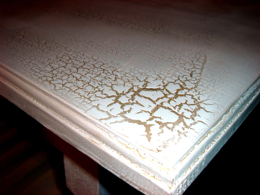 Эффект кракелюра на столешнице