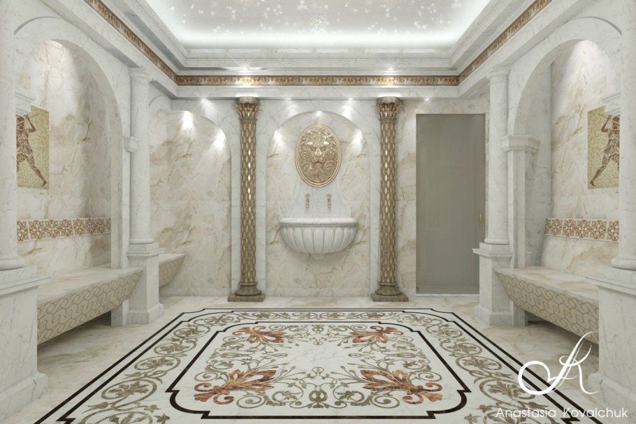 Гостиная в античном стиле