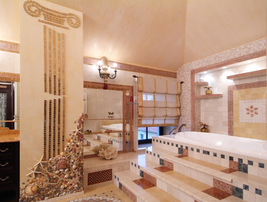 Отделка квартиры в греческом стиле