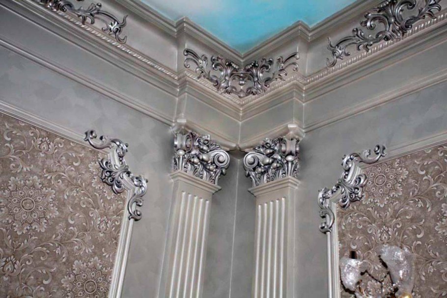Декоративная лепнина на потолок
