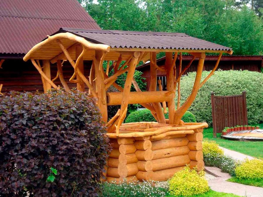 Малые формы для дачи из дерева