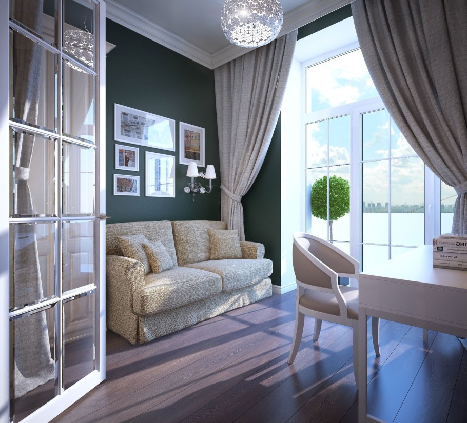 Гостевая комната с диваном