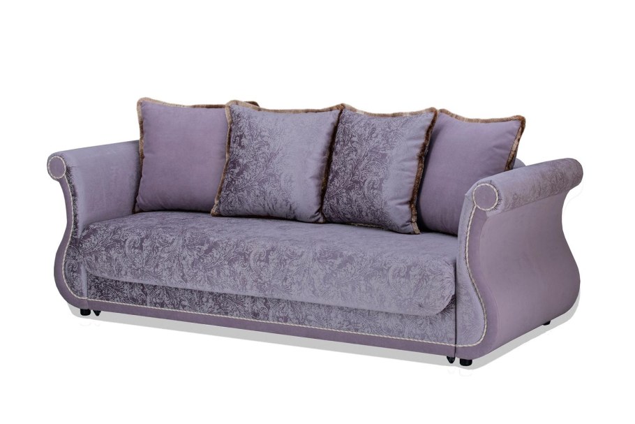 Диван Амели 2 еврокнижка жаккард 232х95х103