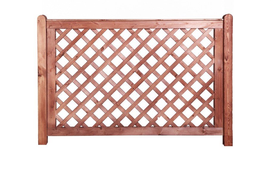 Ограждение из дерева решетка