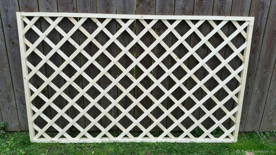 Решётка(пергола,шпалера) деревянная 138*109