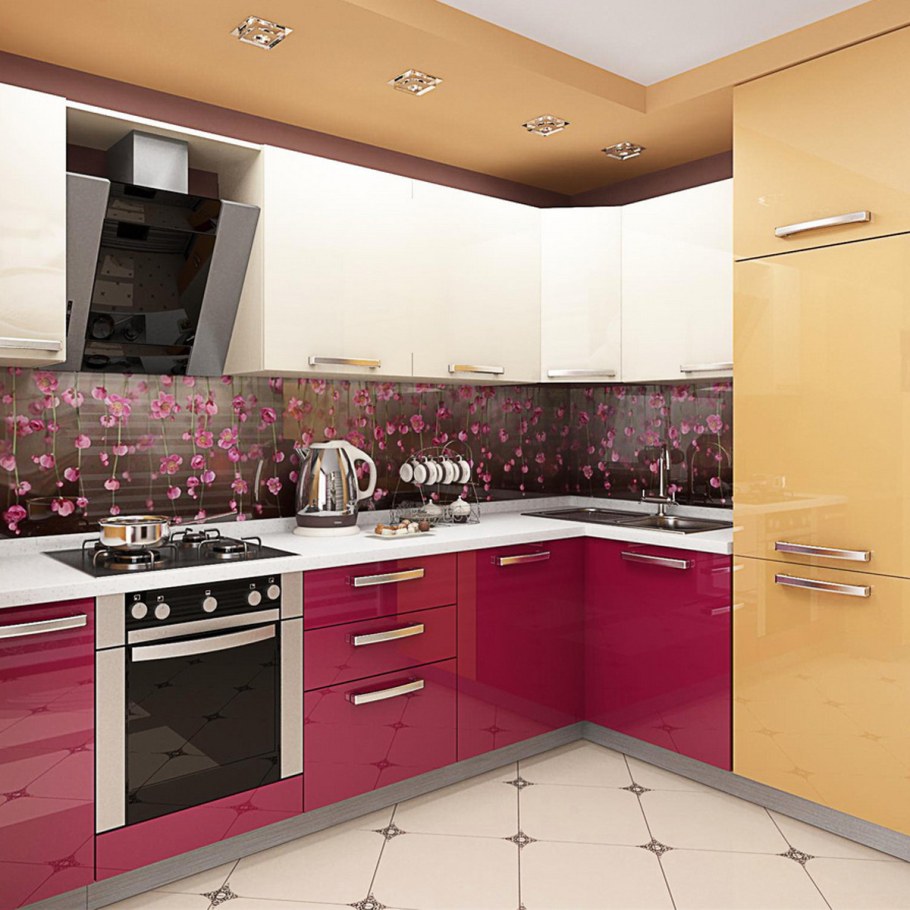 Красивый кухонный гарнитур