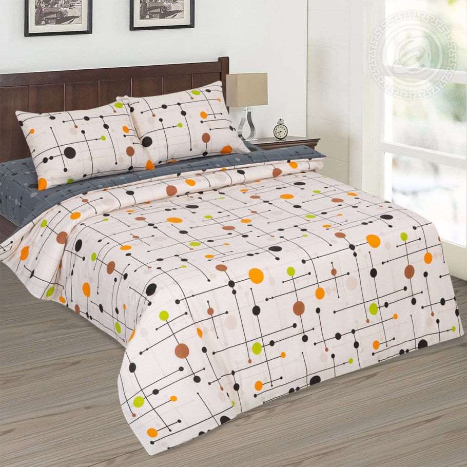 КПБ, поплин, 2-х СП.С европростыней.