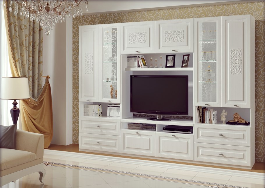 Гостиная Венеция БТС ясень