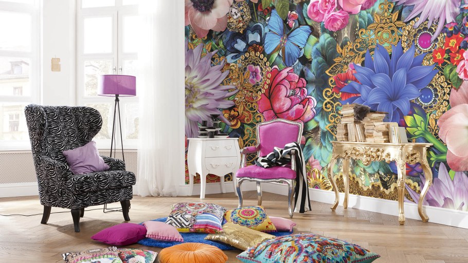 Яркие фотообои на стену