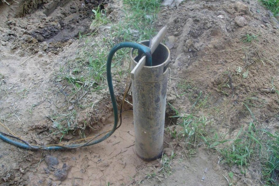 Абиссинская скважина с обсадной трубой 110 мм