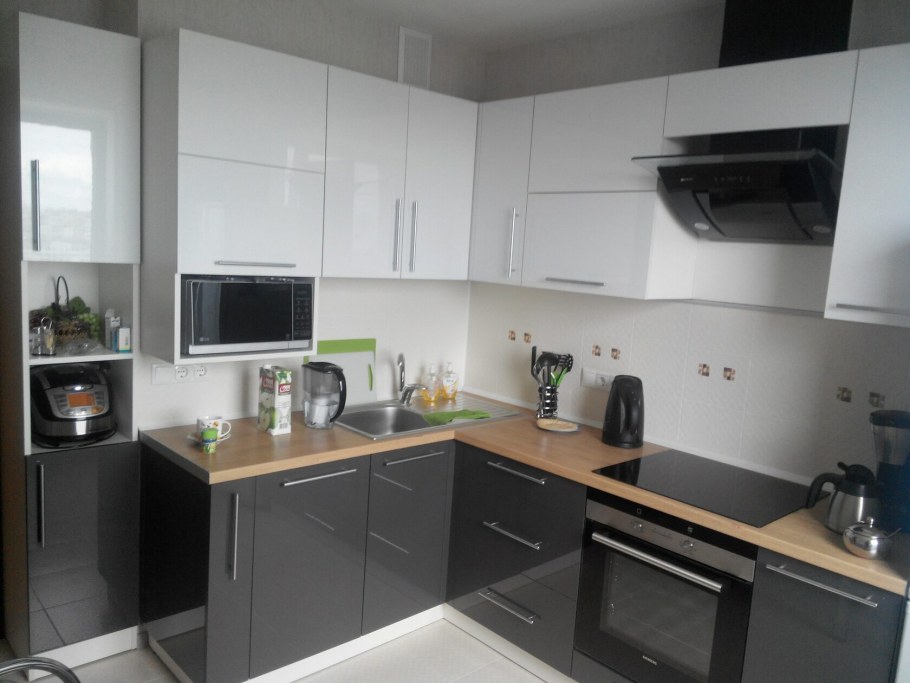 Кухня в стиле Сканди 6 кв м