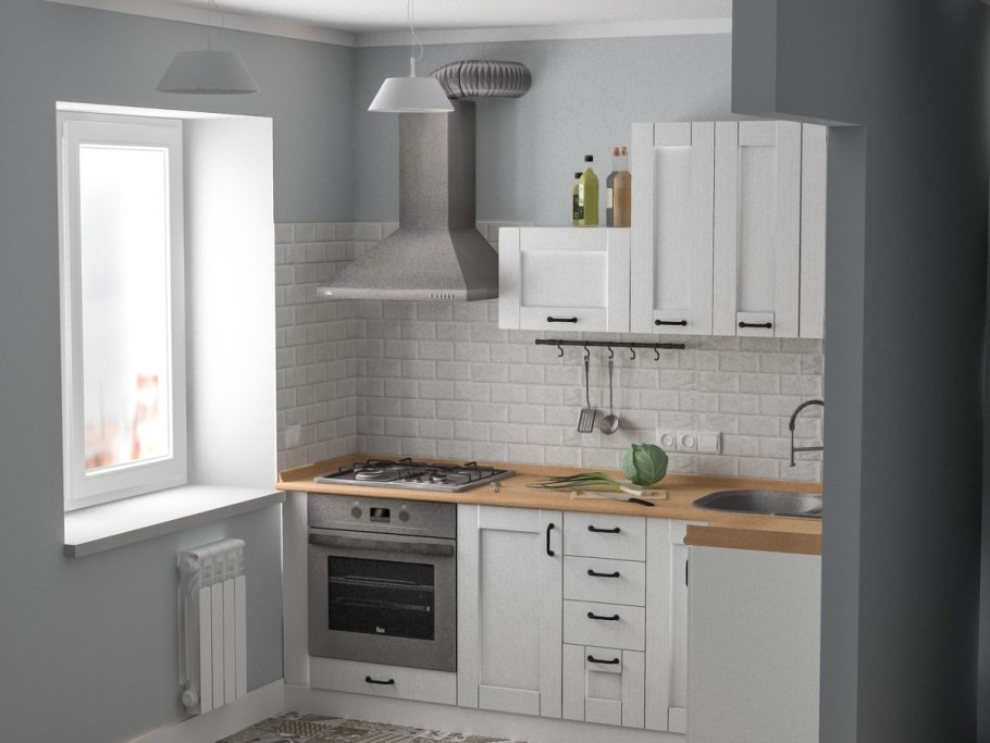 Угловая кухня икеа метод Будбин