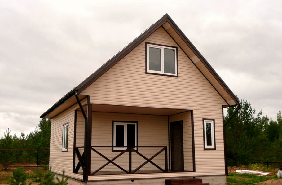 Отделка фасадов домов