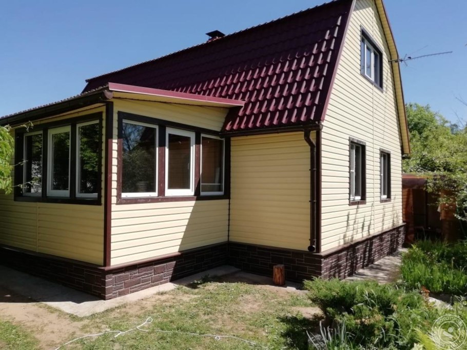 Дачный домик сайдинг