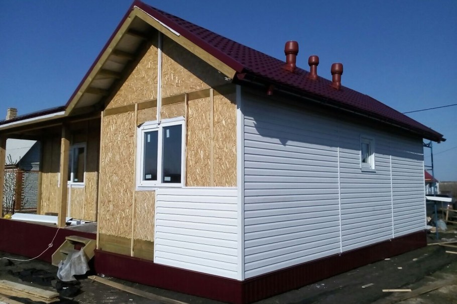 Отделка фасадов дачных домов