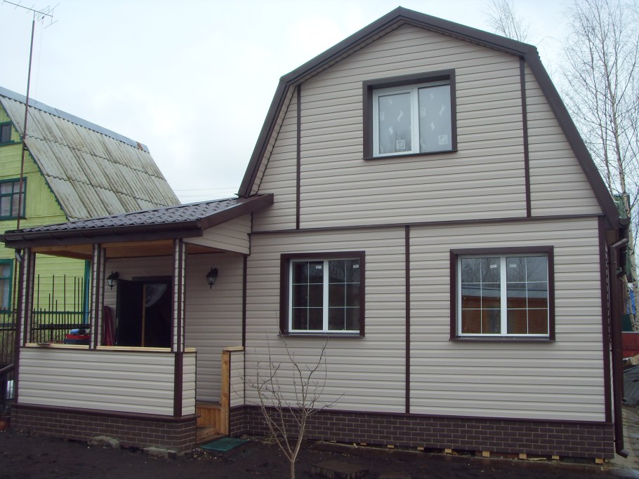 Отделка дома снаружи