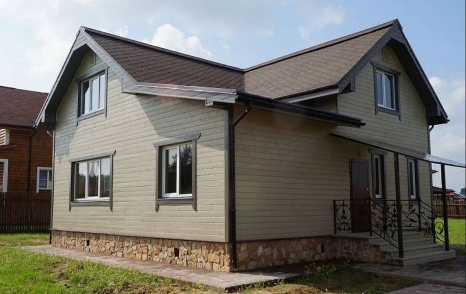 Дачный домик 6х5 сайдингом