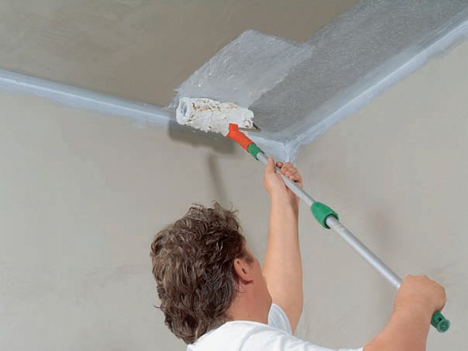 Окраска стен и потолков