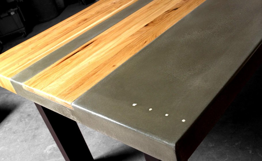 Столешница из торцевых спилов бруса