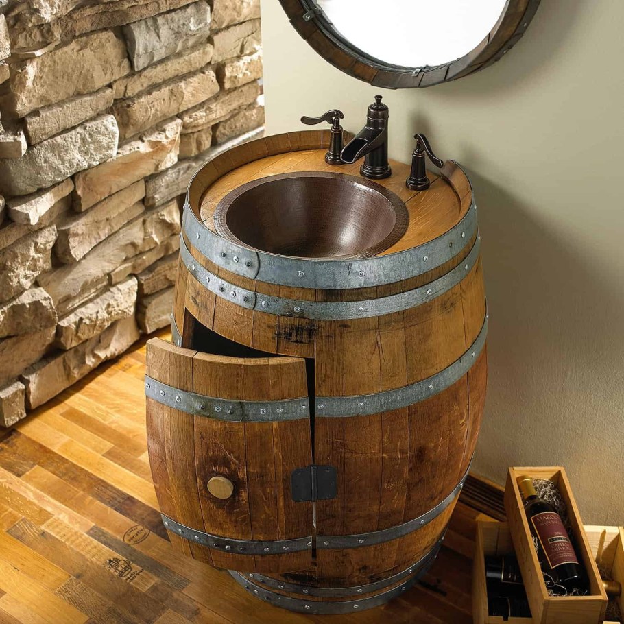 Мебель из деревянных блочке