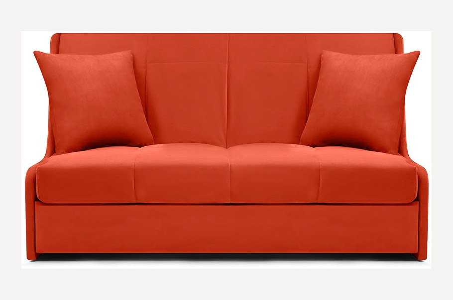 Диван лени Velvet Orange