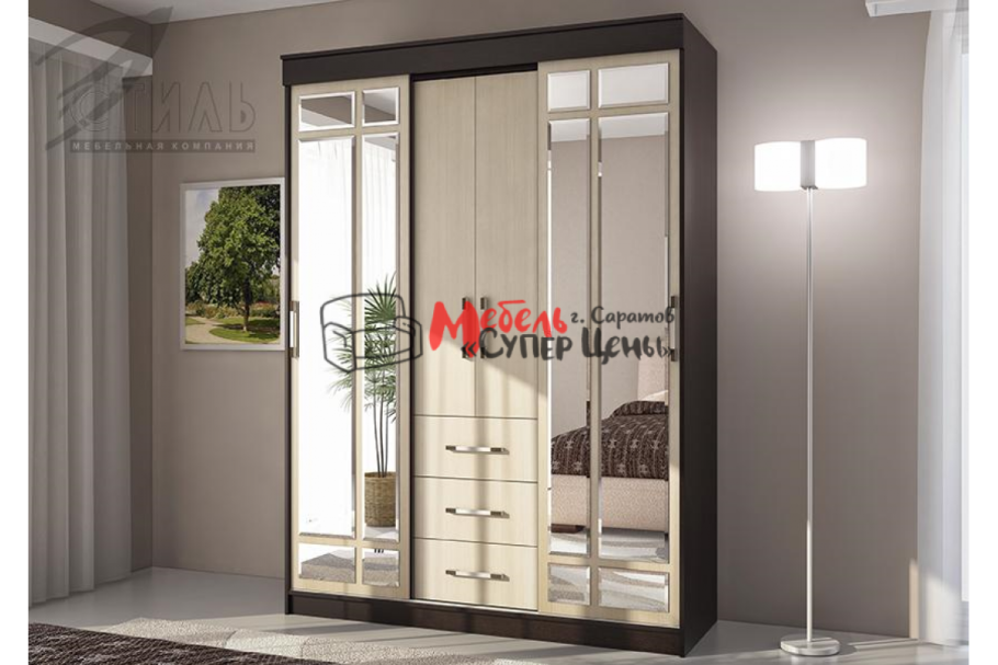 Шкаф-купе маэстро 1700х2200х610