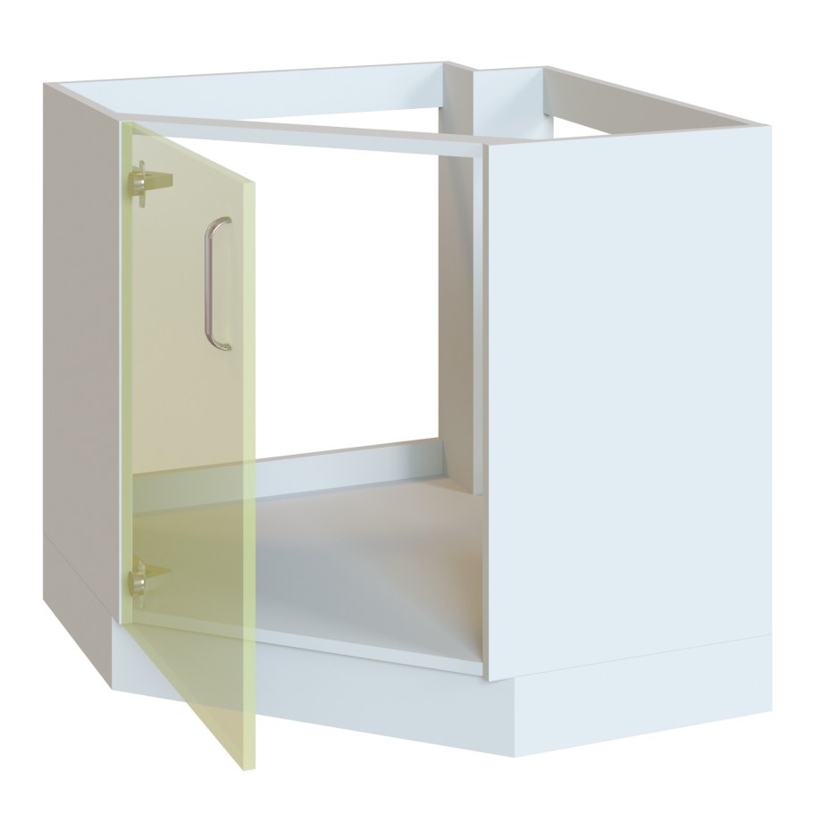 Угловой напольный шкаф Фактум 128х68х70