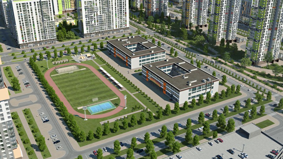 Микрорайон яркий Дема Уфа