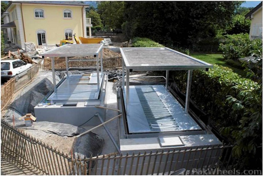 Гараж на склоне