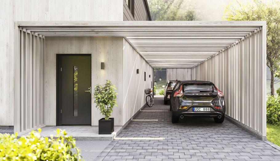 Подземный гараж в частном доме