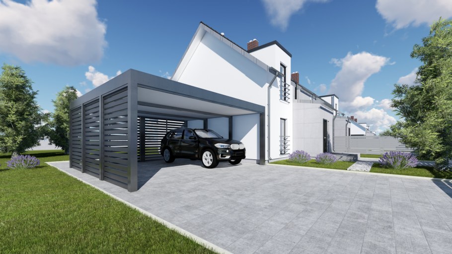 Пристрой гаража к дому