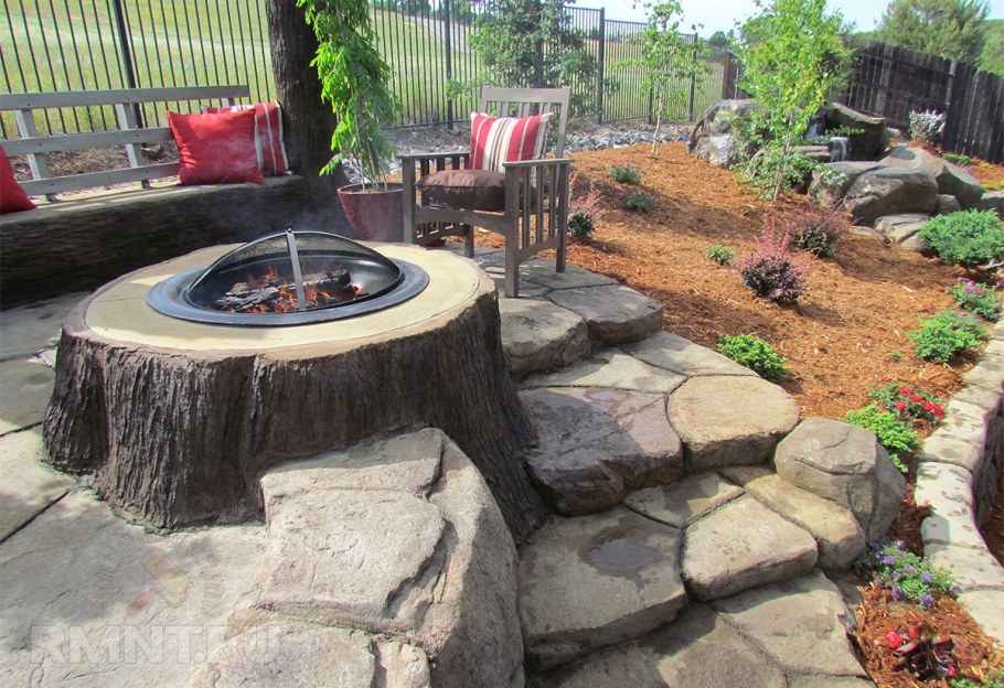 Костровая зона, мангал. Костровище