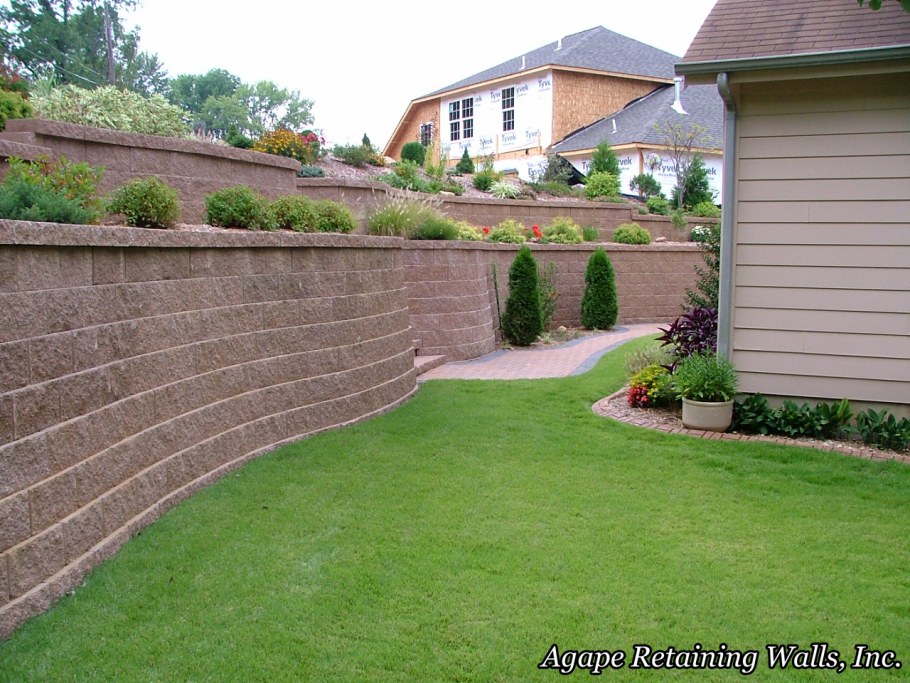 Высокие подпорные стенки