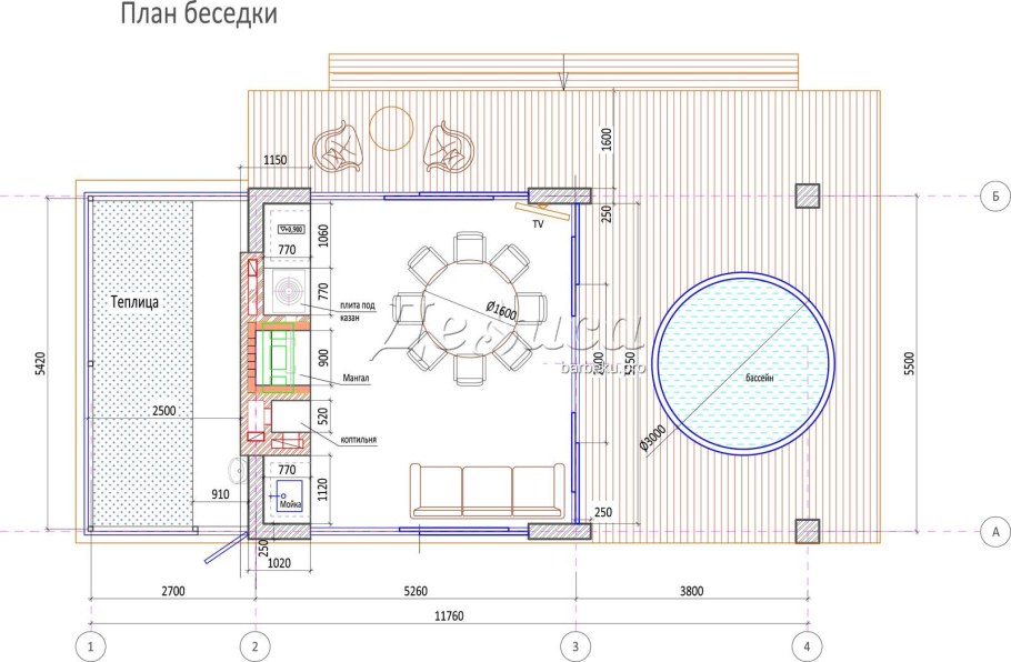 Коптильня горячего копчения кирпичная схема