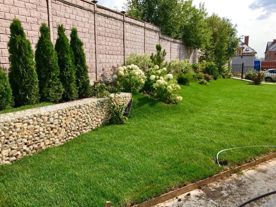 Габионы подпорная стенка